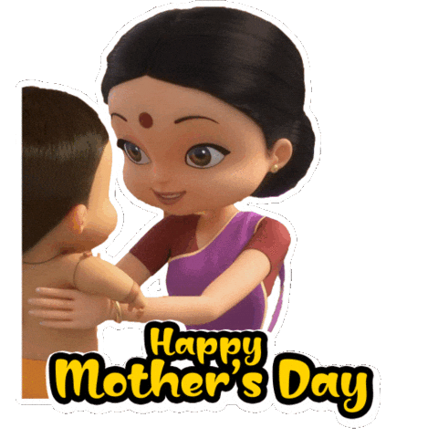 Celebration Mom Sticker by Chhota Bheem