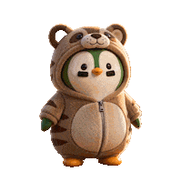 Mascot Standing Sticker by ZaddyFi