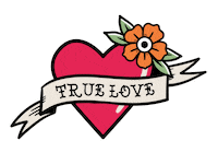 True Love Heart Sticker