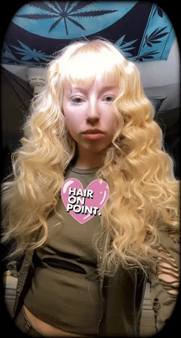 brittney2231 giphyattribution blonde hairstyles hairgoals GIF