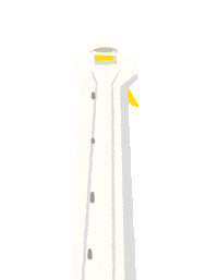 Island Lighthouse Sticker by exploremakassar