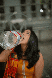 sashuprakash water drinking drinking water simmi GIF