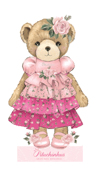 pituchinhus pituchinhus ursinha grifeparaprincesas Sticker