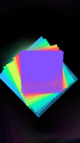 Rainbow Floating GIF by Mollie_serena