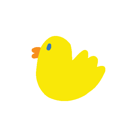 Doodle Duck Sticker