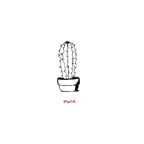 ayringharibpour giphyupload mood cactus bloom Sticker