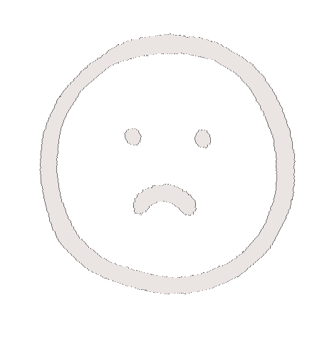 Sad Face Sticker
