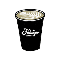 Coffee Shop Latte Sticker by Fidalgo Coffee