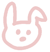 Rabbit うさぎ Sticker