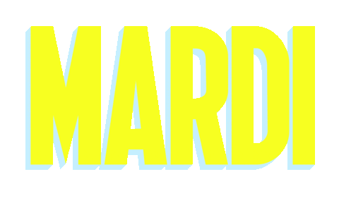 Mardi Sticker by Pete The Monkey