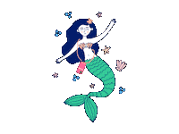 DeinDesign summer ocean see mermaid Sticker