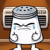 Angry Heat Wave GIF by THE PEOPLE UPSTAIRS