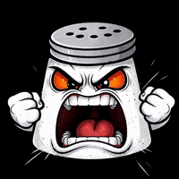 Salt Shaker Rage GIF by SALT