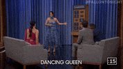 fallontonight game fun dancing queen GIF
