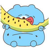 Eat Nice Nice Sticker by Zookiz