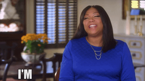 excited braxton family values GIF by WE tv