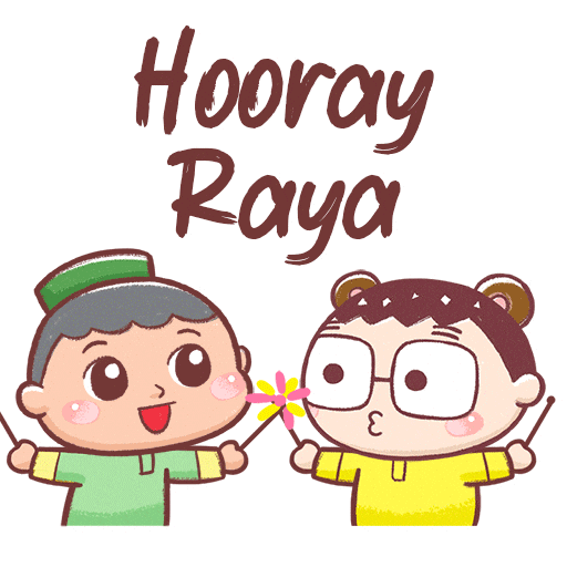 Raya Aidilfitri Sticker by Bear Boss Buddies