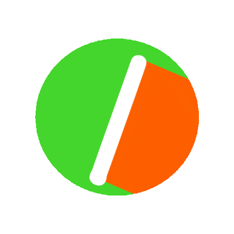 Orange Abc Sticker