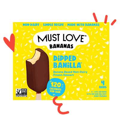 mustloveco ice cream banana nicecream nice cream Sticker
