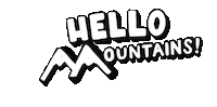 laididai hello photography mountains bigpicture Sticker