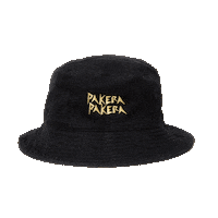pakerapakera hat bucket bucket hat pak Sticker