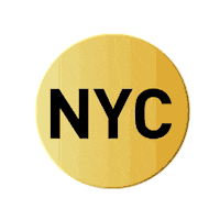 New York City Nyc Sticker by Golden Globes