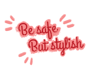 rokainne giphyupload stylish be safe estiloso Sticker