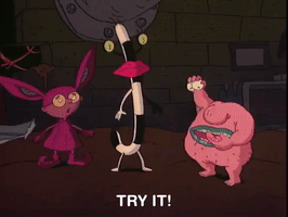 nicksplat aaahh real monster GIF