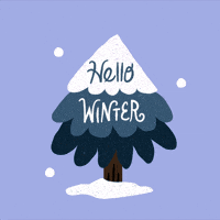 Winter Solstice Snowing GIF by Jessica Lau