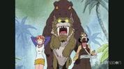 scared one piece GIF by Funimation