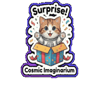 Christmas Present Surprise Sticker