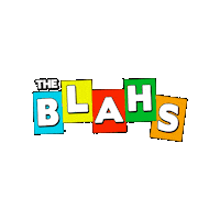 Blah Blah Blah Logo Sticker