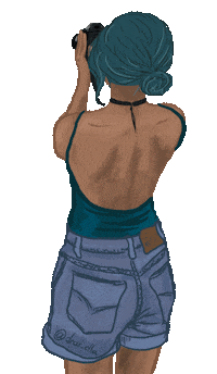 Blue Jeans Drawing Sticker