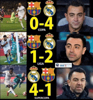 Xavi Real Madrid Vs Barcelona GIF