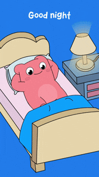 Tired Sleep Tight GIF by The Little Guys World