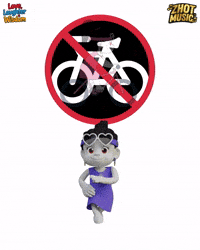 Cycling Warning GIF by Zhotcita