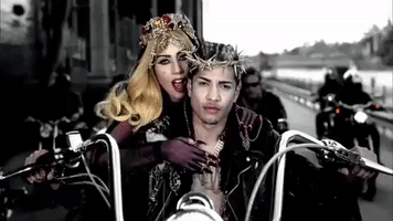 music video motorcycle GIF by Lady Gaga