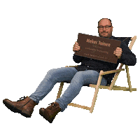 mekertuinen strand bas hovenier meker tuinen Sticker