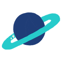 Outer Space Loop Sticker
