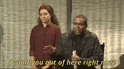 get out snl GIF by Saturday Night Live