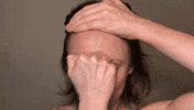 FaceYogabyKari face massage tension forehead GIF
