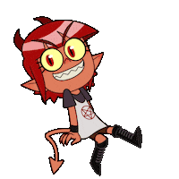 Girl Chilling Sticker