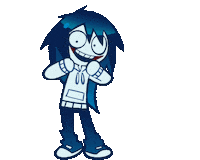 Horror Jeff Sticker