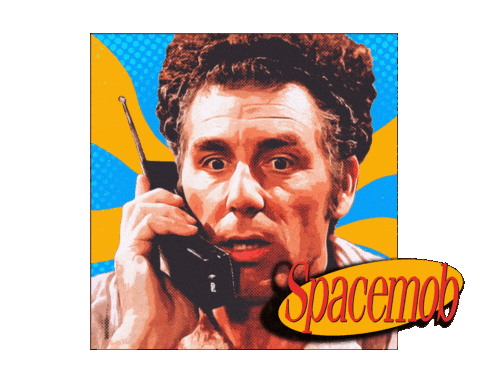 Phone Call Wow Sticker