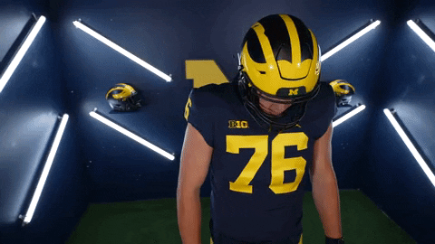 Go Blue College Football GIF by Michigan Athletics