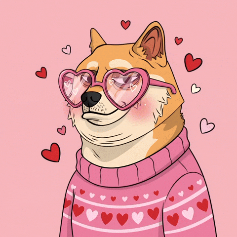 In Love Hearts GIF by Doge Pound