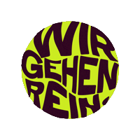 Lime Rein Sticker by Das Rund