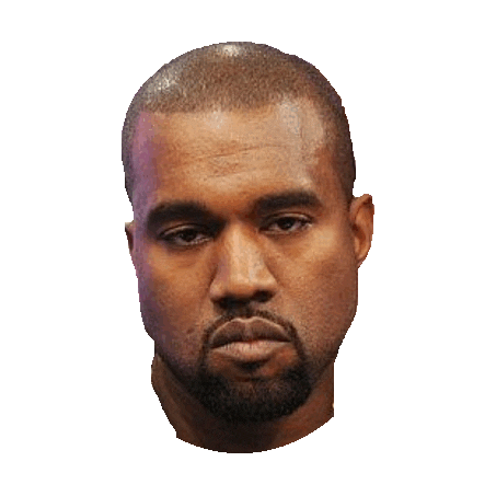 kanye STICKER by imoji