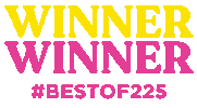 Winner Bestof225 Sticker by 225 Magazine