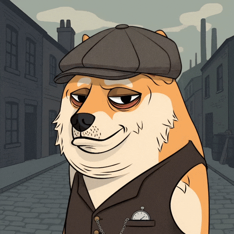 Shiba Inu Illustration GIF by Doge Pound